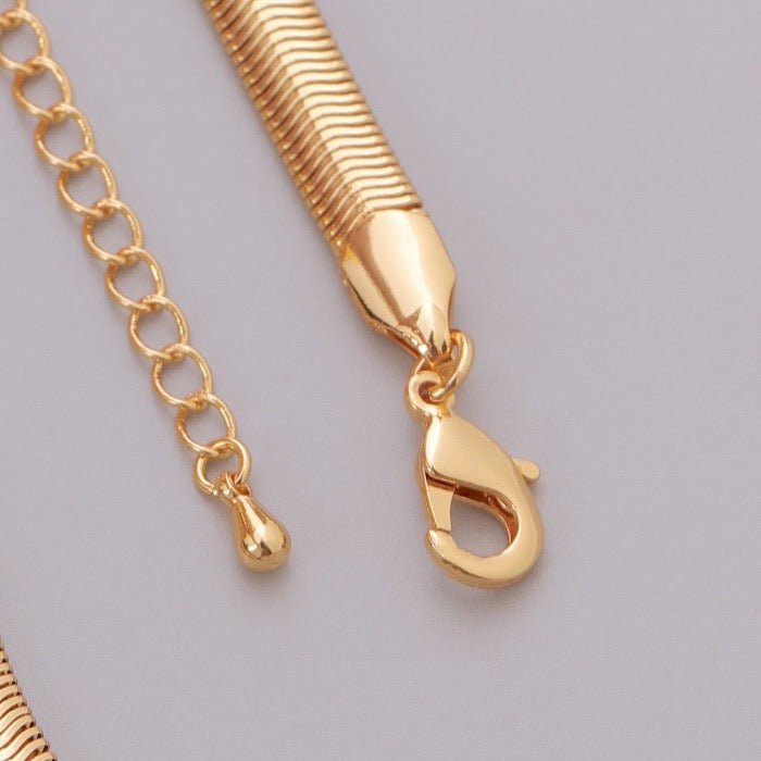 Golden Flow – Slangenketting met 18K Goud Vermeil