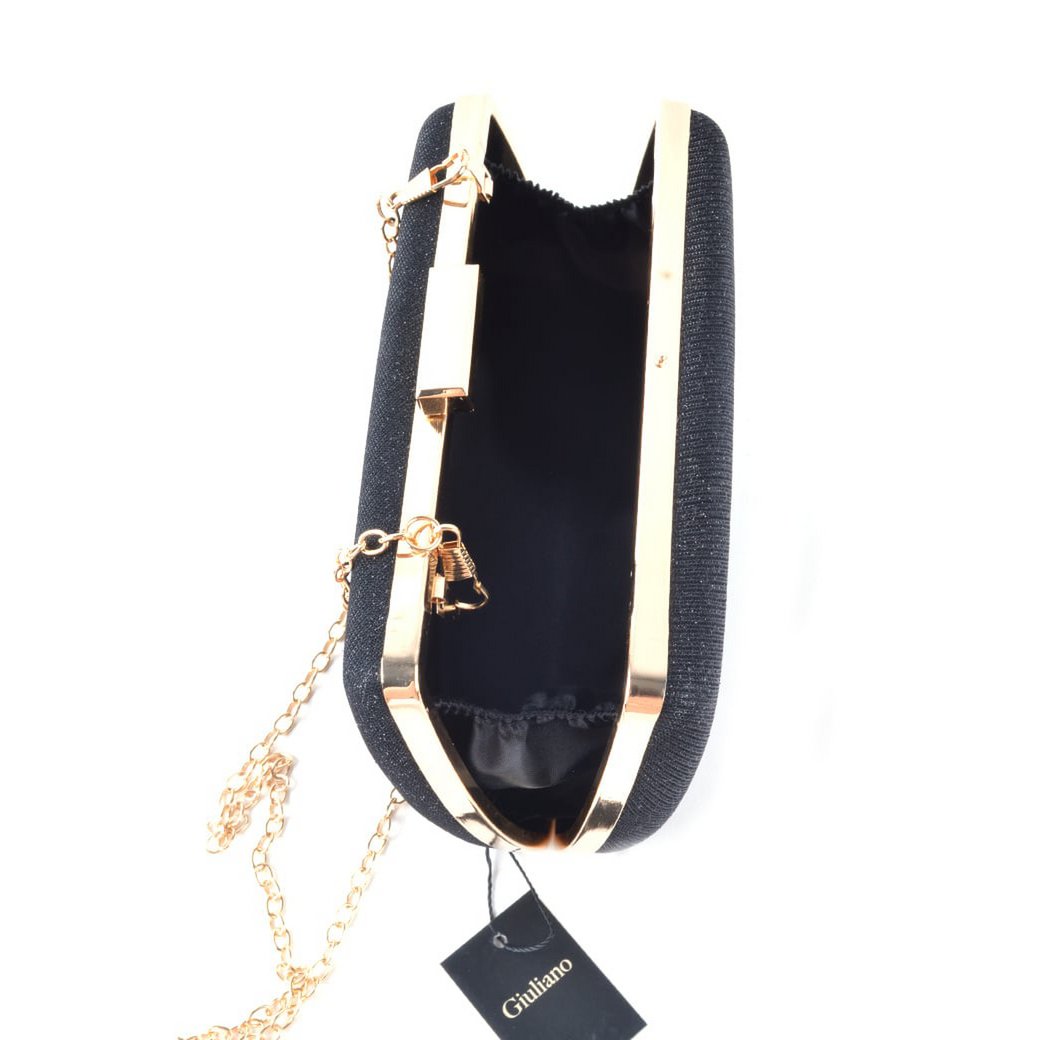 Avondtasje – Elegant Kunstleren Accessoire met Gouden Details