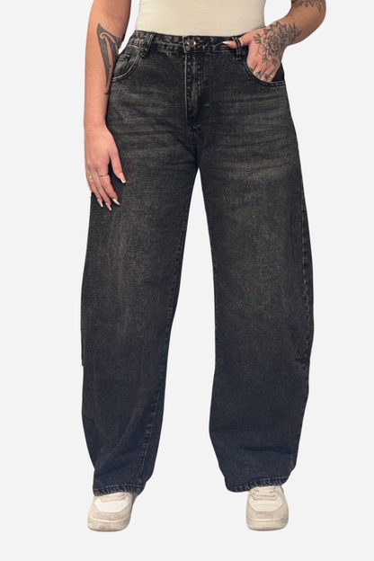 Balloon jeans grey