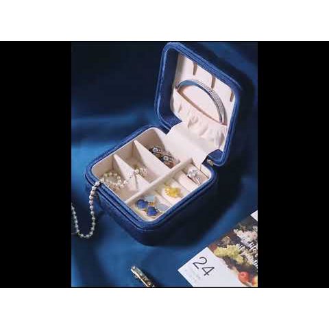 Treasure Touch – Luxe Reissieradendoosje met 18K Gouden Ritssluiting