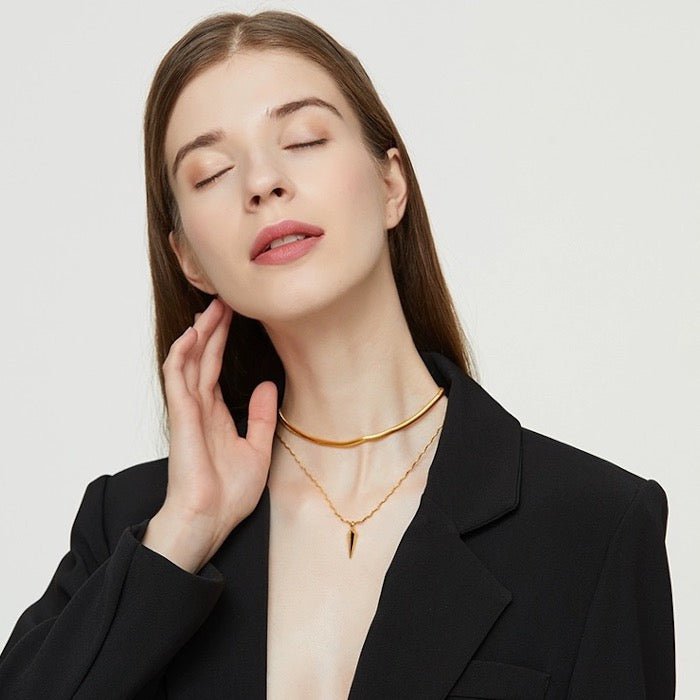 Golden Flow – Slangenketting met 18K Goud Vermeil