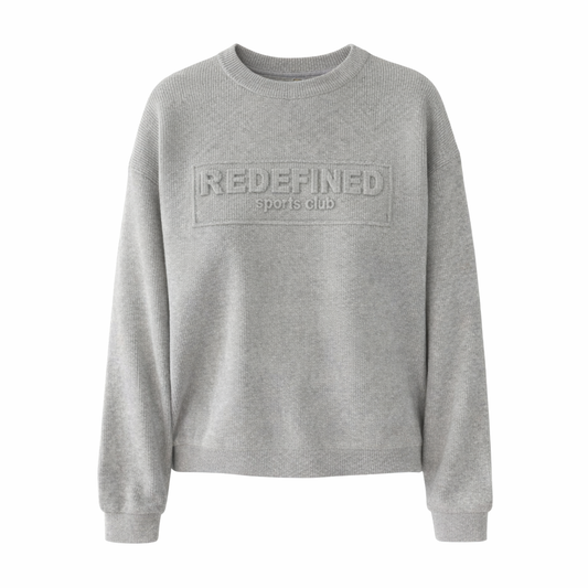 Ribbed sweater grey