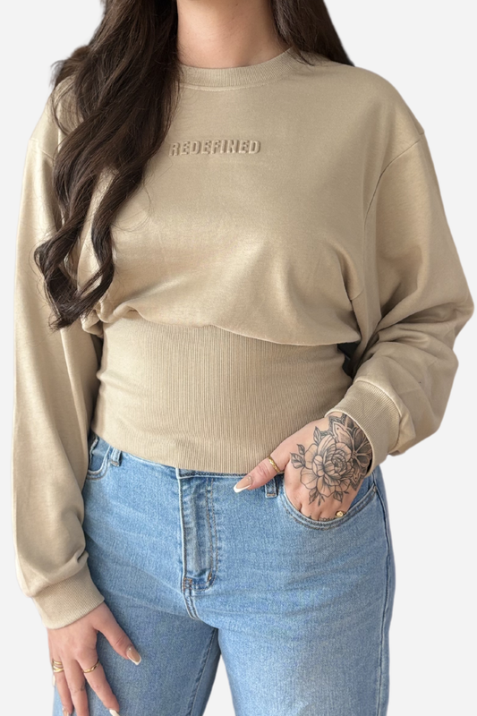 Sweater Niki taupe