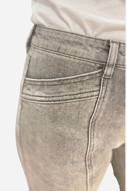 Straight leg jeans grey