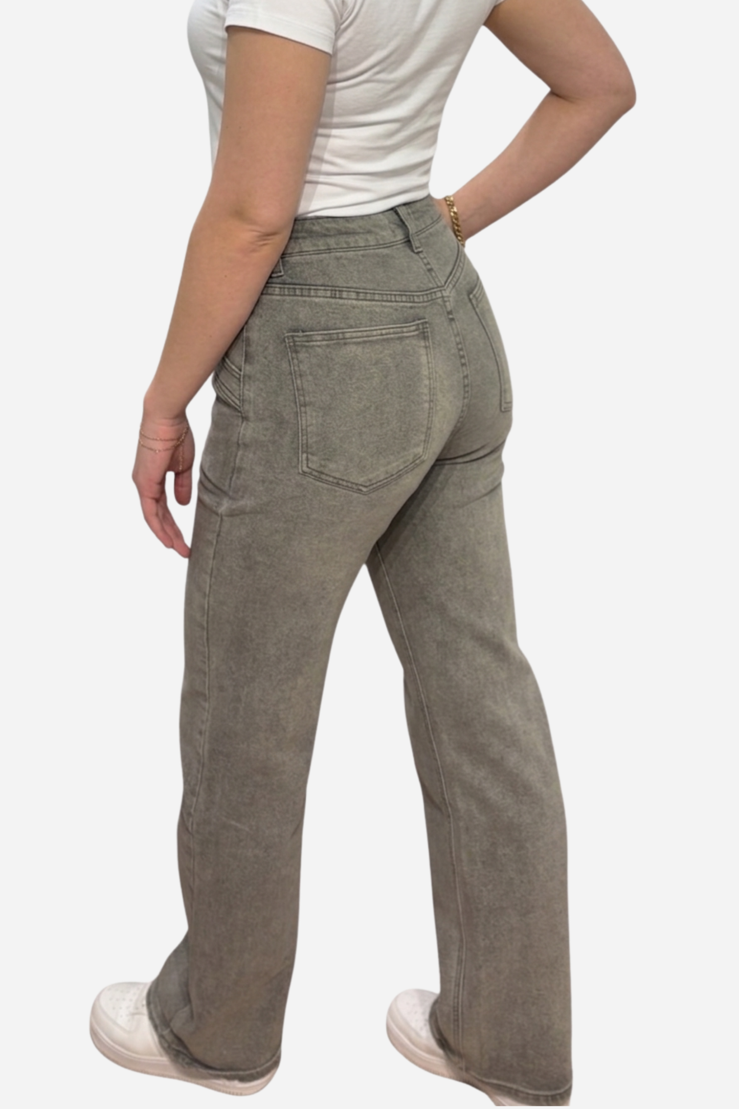 Straight leg jeans grey