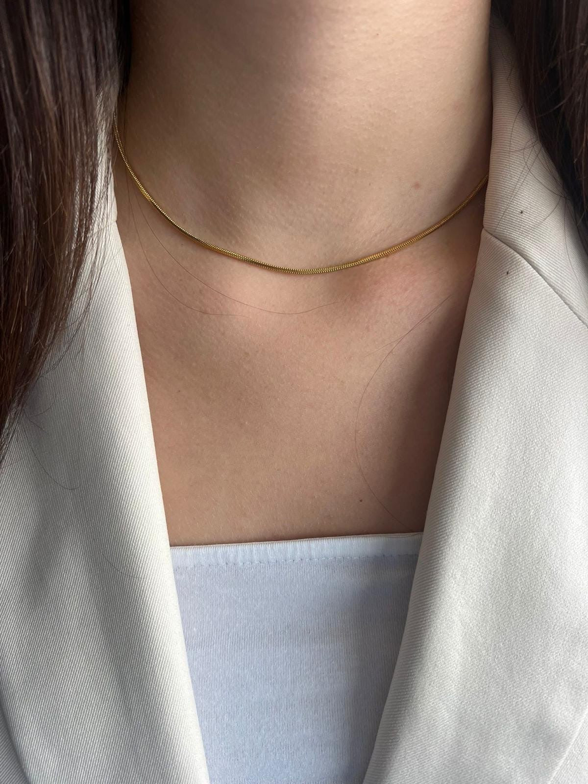 Golden Line Ketting – Subtiel, Strak & Tijdloos Elegant