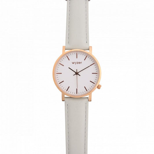 White Mist - Tijdloos en Elegant Horloge met een Witte Wijzerplaat